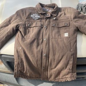 Harley Davidson work jacket perfect condition . Pit to pit 19” length 28”
